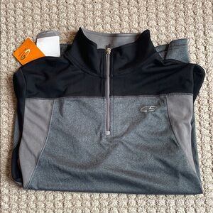 Champion Boy’s Black and Gray Performance Wicking Long Sleeve Shirt. Size 12-14